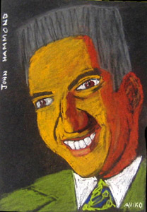 graphic of John Hammond painting by Aviko