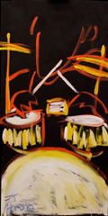 Monumental Painting -- Accent Rolls -- by E.J. Gold