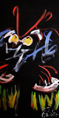 Monumental Painting -- Generation Beat -- by E.J. Gold