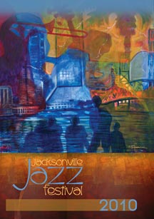Jacksonville Jazz Festival Official Poster by Marsha Hatcher, prints for sale