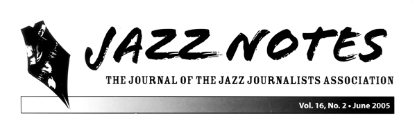 Masthead for Jazz Notes by the Jazz journalists association