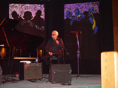 Installation of Jazz Art at TOOTS THIELEMANS CONCERT