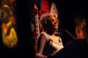 ..NEA Jazz Masters Awards Concert, Nancy Wilson receiving award, Grand Ballroom, Hilton NY