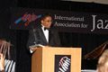 ..Herbie Hancock receiving the IAJE President's Award at Gala Dinner IAJE 2005 Long Beach