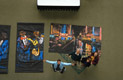 ..JazzArt ® Crew laying out the canvasses at IAJE 2005 Long Beach Convention