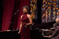 ..Nnenna Freelon performing with The Count Basie Orchestra. Grand Ballroom, Hilton New York.