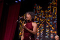 ..Nnenna Freelon performing with The Count Basie Orchestra. Grand Ballroom, Hilton New York.