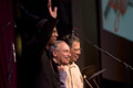 ..Corea, DeJohnette, Gomez trio, concert end. Grand Ballroom, Hilton New York.