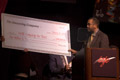 ..Archie Mayes presenting million dollar contribution to IAJE.