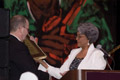 ..Nancy Wilson presenting awards at Gala Dinner, Hilton New York.