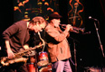 ..Randy Brecker and Bill Evans' Soulbop Band, Grand Ballroom, Hilton, 3rd Floor. JazzArt ® at IAJE 2007 New York City.