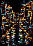 JazzArt ® Stage Panel -- New York Jazz Heaven -- by E.J. Gold